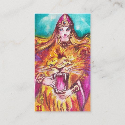 TAROTS VAN DE VERLOREN SCHADUWEN / KRACHT / KRACHT VISITEKAARTJE (Achterkant)