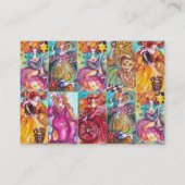 TAROTS VAN DE VERLOREN SCHADUWEN / MAAN DAME, ZON VISITEKAARTJE (Achterkant)