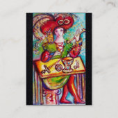 TAROTS VAN DE VERLOREN SCHADUWEN, MAGICIAN Black P Visitekaartje (Achterkant)