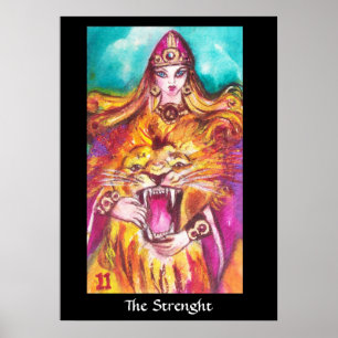 TAROTS VAN DE VERLOREN SCHADUWEN /Sterkte / Kracht Poster