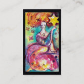 TAROTS VAN DE VERLOREN SCHADUWEN / THE STAR Black  Visitekaartje (Achterkant)