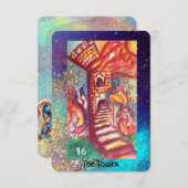 TAROTS VAN DE VERLOREN SCHADUWEN / THE TOWER Pearl Aankondiging (Voorkant / Achterkant)