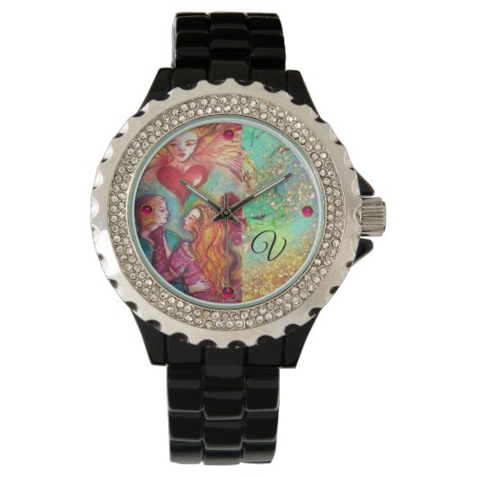 TAROTS VAN VERLOREN SCHADUWEN, GELIEFDEN Valentijn Horloge (Voorkant)