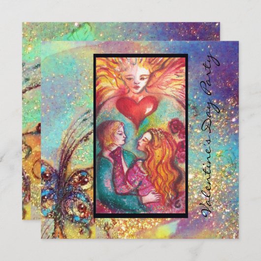 TAROTS VAN VERLOREN SCHADUWEN,MINNAARS Valentijnsd Kaart (Voorkant / Achterkant)