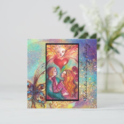 TAROTS VAN VERLOREN SCHADUWEN,MINNAARS Valentijnsd Kaart (Staand voorkant)