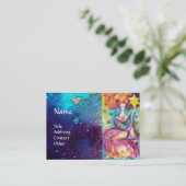 TAROTS VAN VERLOREN SCHADUWEN STER Maan, Zon, Rech Visitekaartje (Staand voorkant)