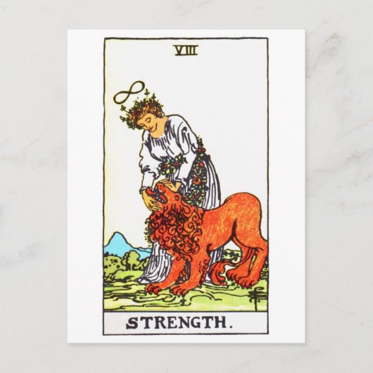 tarotsterkte briefkaart (Voorkant)