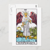 tarottemperance briefkaart (Voorkant / Achterkant)