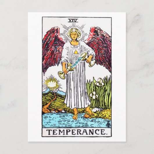 tarottemperance briefkaart (Voorkant)