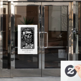 Tarotthema  Barber Raamsticker