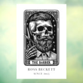 Tarotthema  Barber Raamsticker (Vel 3)