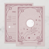 Tarotvoorspellingen & advies Kaart Roze (Voorkant / Achterkant)