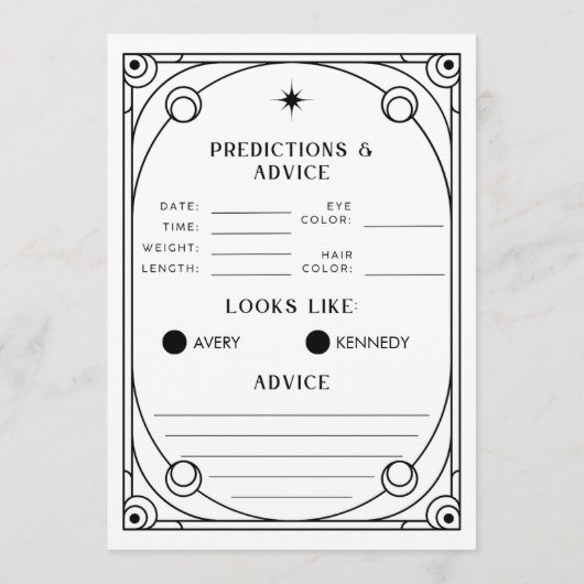 Tarotvoorspellingen en advies Kaart (Achterkant)