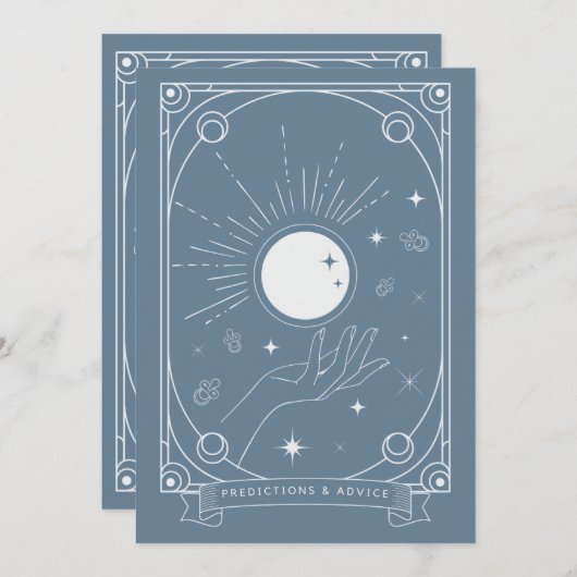 Tarotvoorspellingen en advies Kaart (Voorkant / Achterkant)