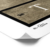 Tarpon B&W-Posters, -Prints en -Lijsten Poster (Hoek)