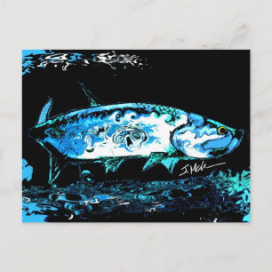 Tarpon Blues Briefkaart
