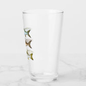Tarpon, Cobia, Snook Drink Glass Glas (Links)