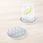 Tarpon door PatternWear© Zandsteen Onderzetter (Zijkant)