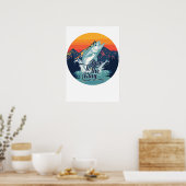 Tarpon Fly Fishing Bow To The King Gift Poster (Keuken)