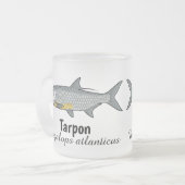 Tarpon Frosted mok door SciPerspective (Voorkant links)