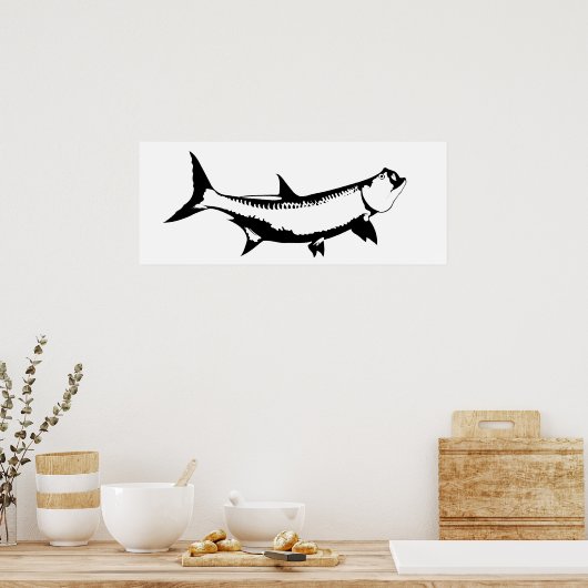Tarpon Graphic Poster (Keuken)