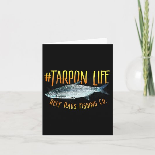 Tarpon Life Deep Sea Saltwater Fishing  Kaart (Voorkant)