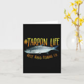 Tarpon Life Deep Sea Saltwater Fishing  Kaart (Gele Bloem)
