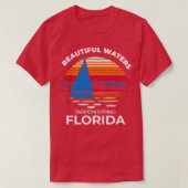 Tarpon Spring Florida zeilboot T-shirt (Design voorkant)