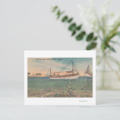 Tarpon Springs, FL - Uitzicht van Zee van Boat en Briefkaart (Staand voorkant)