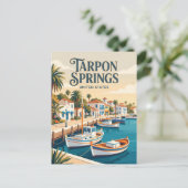 Tarpon Springs Florida Briefkaart (Staand voorkant)