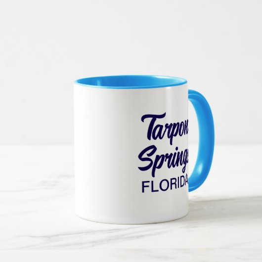 Tarpon Springs Florida Coffee Mug Mok (Voorkant rechts)
