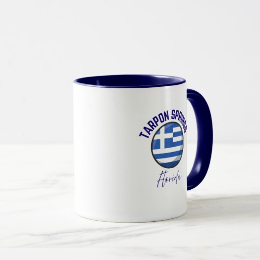 Tarpon Springs Florida Coffee Mug Mok (Voorkant rechts)