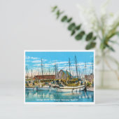 Tarpon Springs, Florida Sponge Boats  Briefkaart (Staand voorkant)