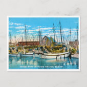 Tarpon Springs, Florida Sponge Boats  Briefkaart (Voorkant)