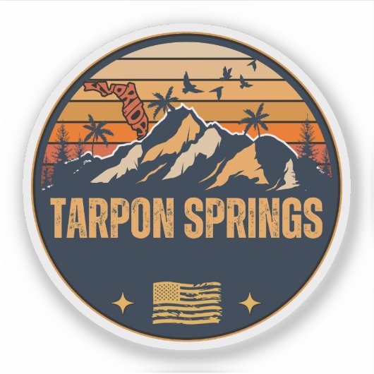 Tarpon Springs, Florida Sticker (Voorkant)