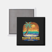 Tarpon Springs Florida  verstoord Souvenir Magneet (Voorkant / Achterkant)