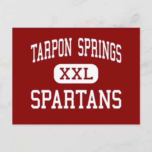 Tarpon Springs - Spartans - Tarpon Springs Briefkaart (Voorkant)
