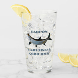 Tarpon Vis Stevige Lijnen en Goede Tijden Glas