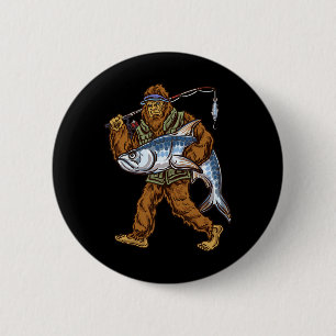 Tarpon vissen Bigfoot vissen Ronde Button 5,7 Cm