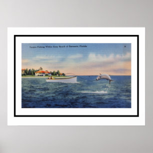 Tarpon Vissen Sarasota Poster