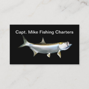 Tarpon Vissen Theme Visitekaartje
