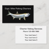 Tarpon Vissen Theme Visitekaartje (Voorkant / Achterkant)