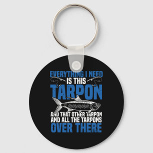 Tarpon Vissersplek Hengel en Reel Combo Tarpon Vis Sleutelhanger