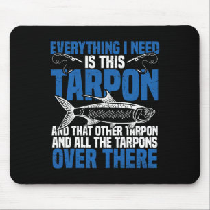 Tarpon Vist Spot Rod en Reel Combo Tarpon Fish Muismat