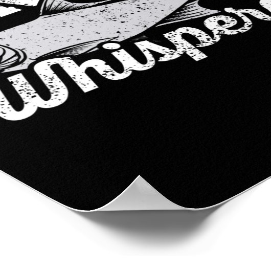 Tarpon Whisperer I Tarpon Angler I Vist Tarpon Poster (Hoek)