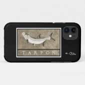 Tarpon zwart-wit iPhone 5 Hoesje (Achterkant (horizontaal))