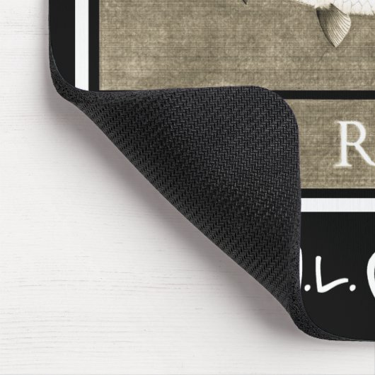 Tarpon  zwarte en witte Muismatten (Hoek)