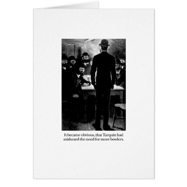 Tarquin en Bowlers (Voorkant)