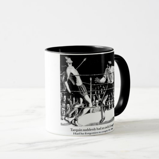 Tarquin en de bakken mok (Voorkant rechts)