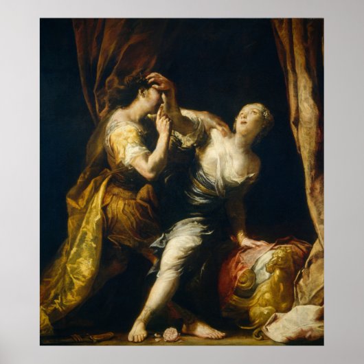 Tarquin Lucpensiona - Giuseppe Crespi Fine Art Pos Poster (Voorkant)
